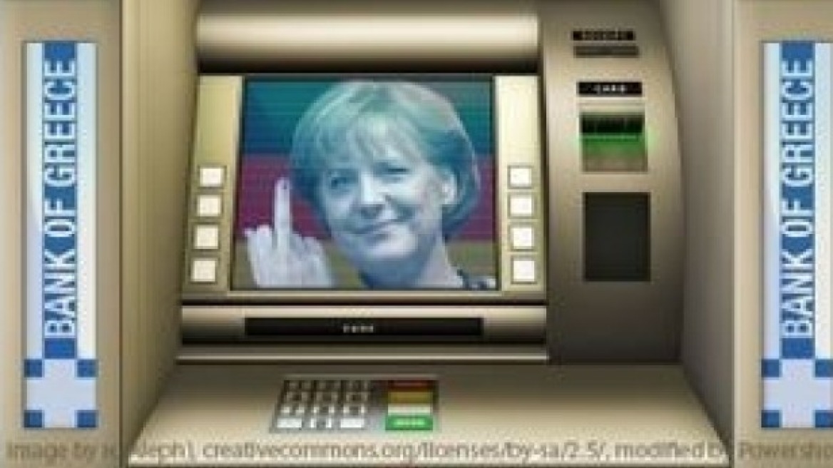 Whose showing the stinkfinger (to Greece) this time? Not Merkel! 