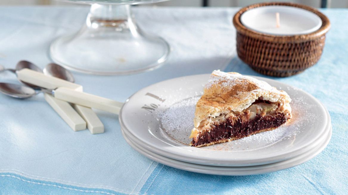 Σοκολατόπιτα με μπανάνες