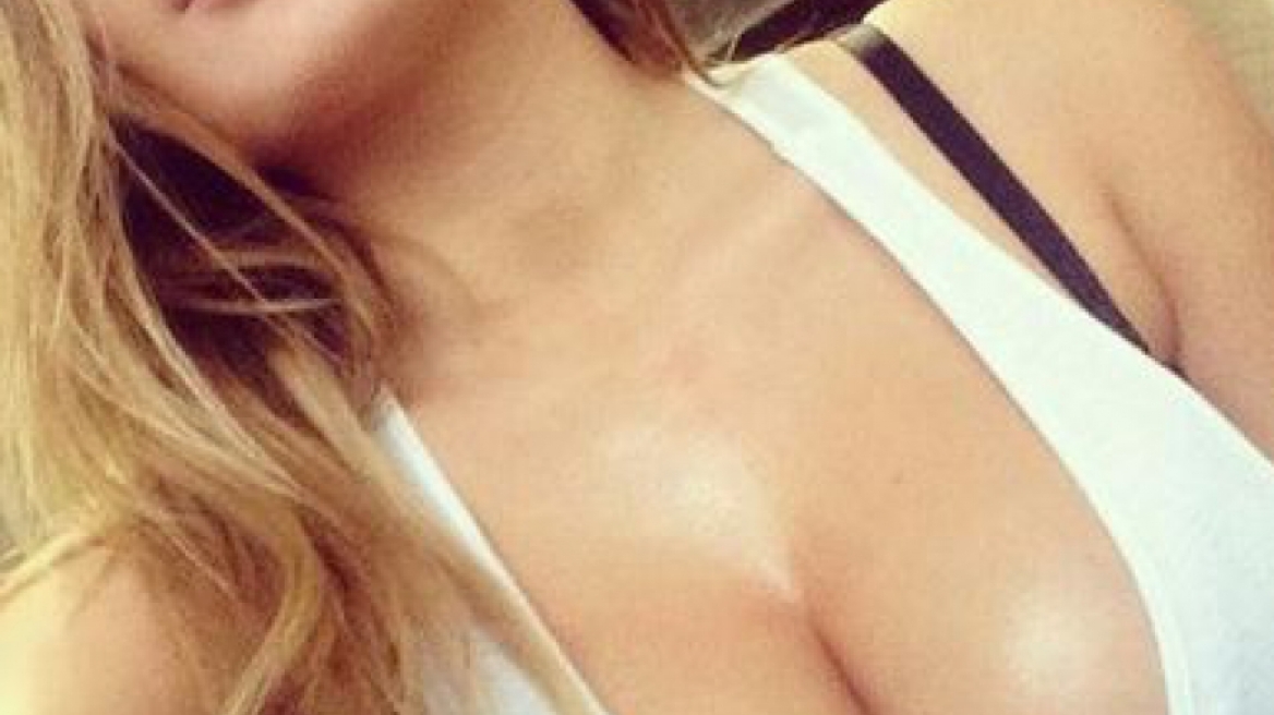 Latest social media craze shows workout …sweat on breasts!