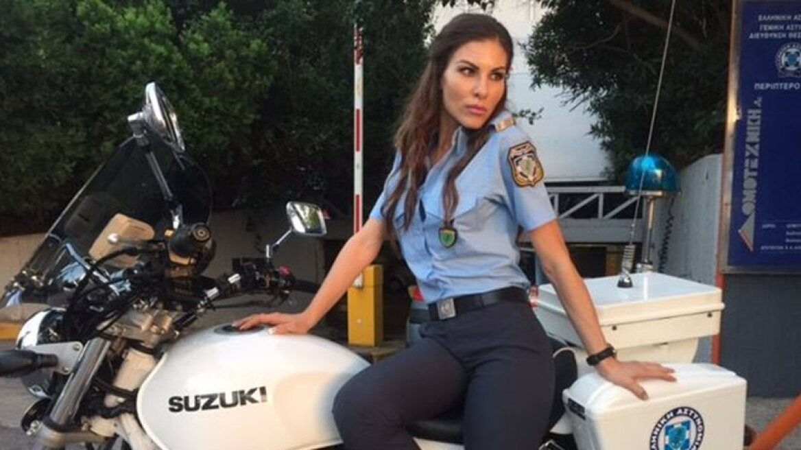Beautiful Helen: The stunning Greek police officer (pics)