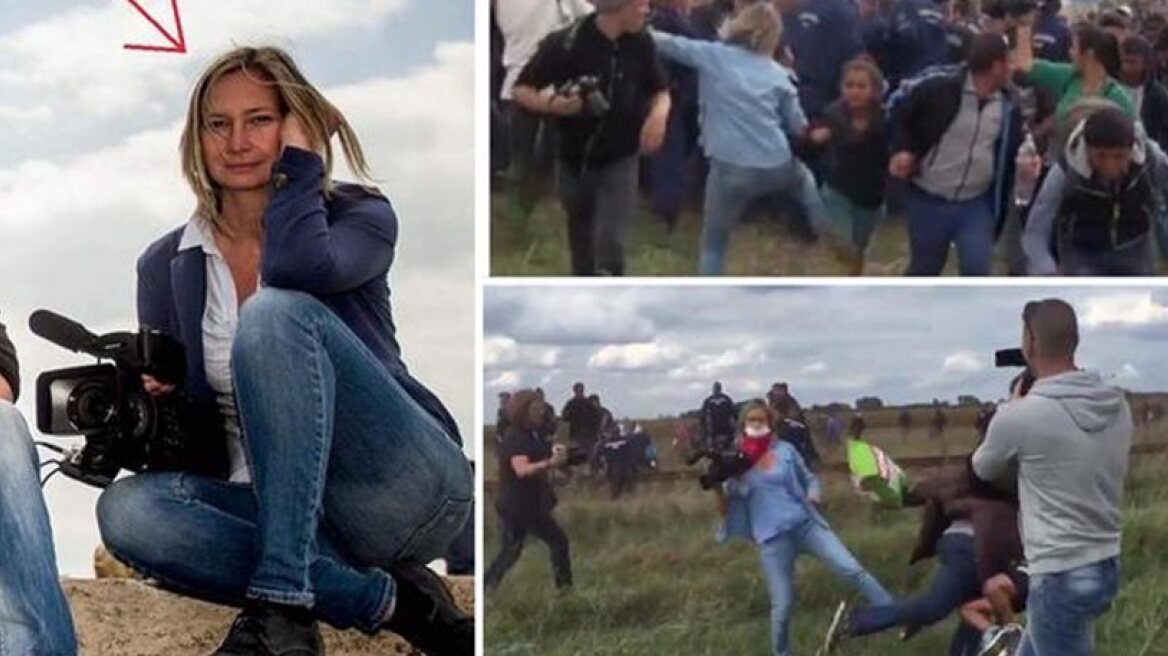 Hungarian camera operator fired for tripping refugees