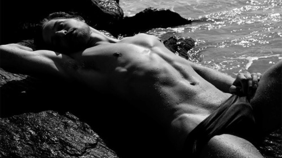 Who is the Greek male model who gave up sex for... thick hair?  (pics)