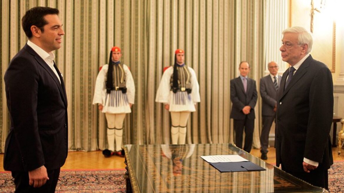 Tsipras sworn-in as Greek PM… for a second time in 2015!
