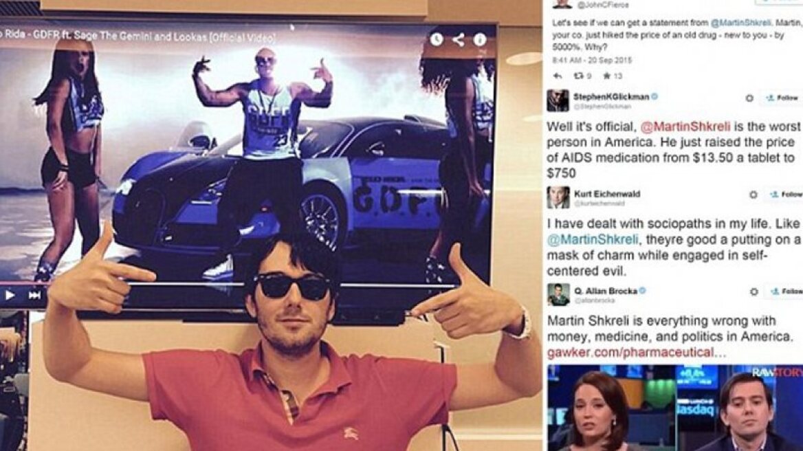 CEO raises AIDS drug from $13.50 per tablet to $750