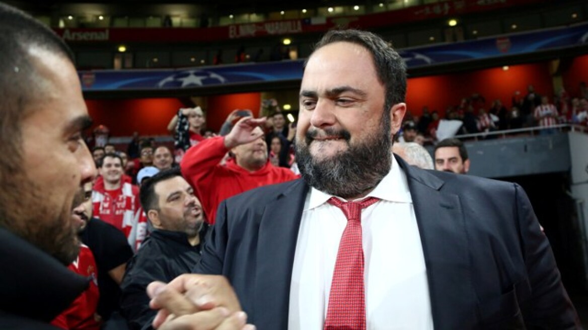 Με τους οπαδούς του Ολυμπιακού ο Μαρινάκης!