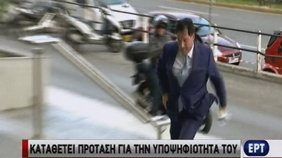 Adonis Georgiadis enters the running for ND, literally at the last moment!