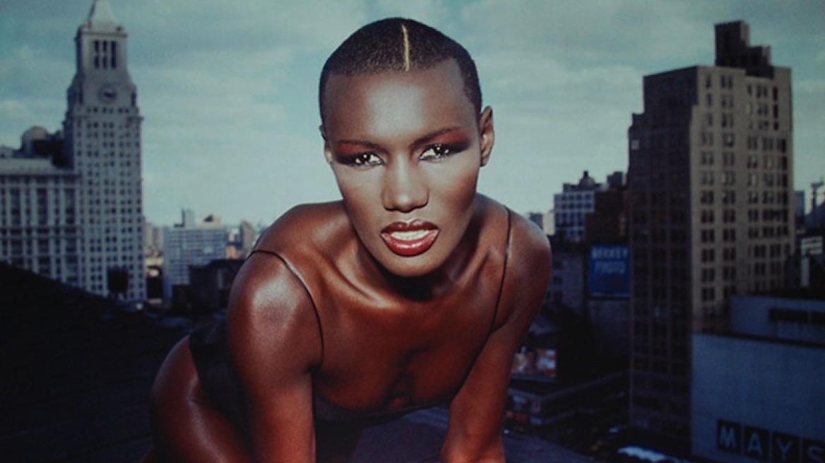 Grace Jones knows how to promote a book
