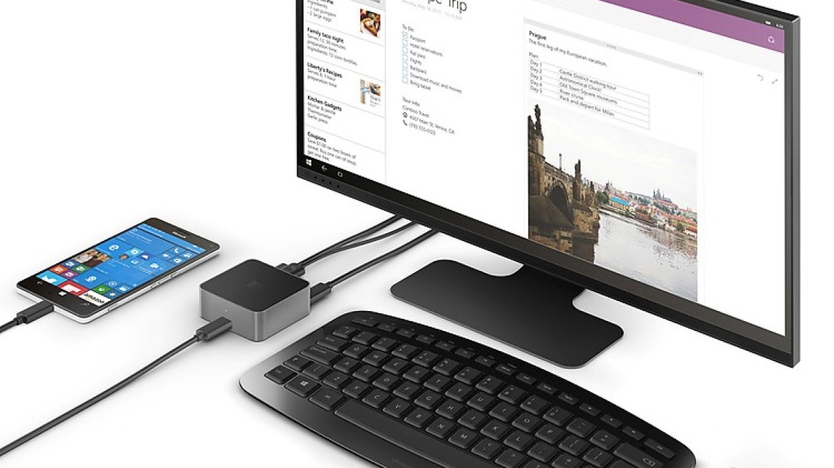 Display Dock: Δείτε πως η Μicrosoft μετατρέπει ένα smartphone με Windows 10 σε... κανονικό PC