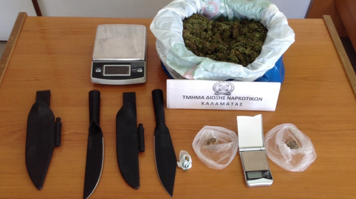 Το ελαιοτριβείο «έκρυβε» πάνω από μισό κιλό χασίς