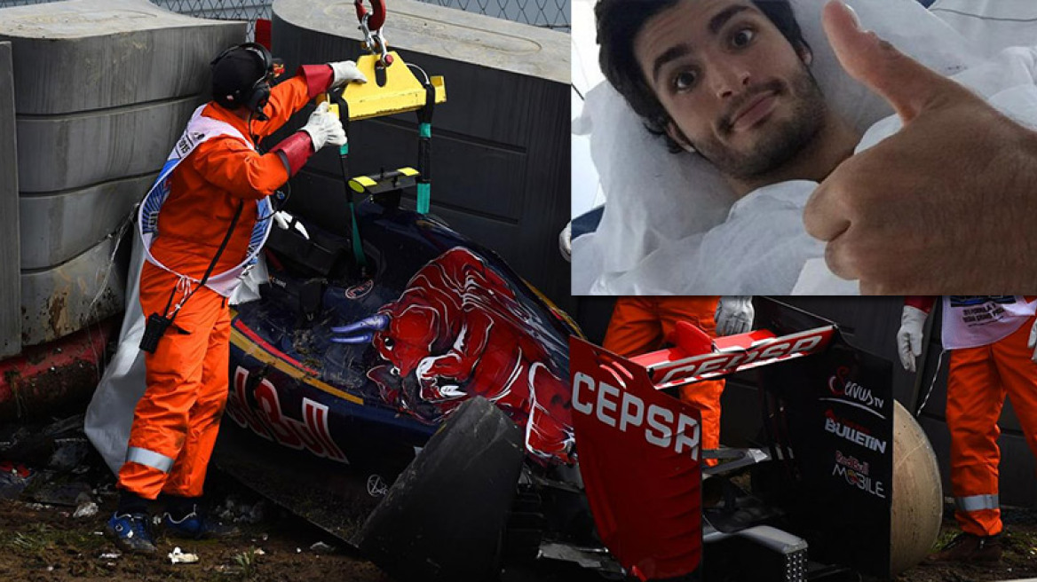 Χωρίς γρατζουνιά ο Σάινθ μετά το σοκαριστικό ατύχημα στο Σότσι