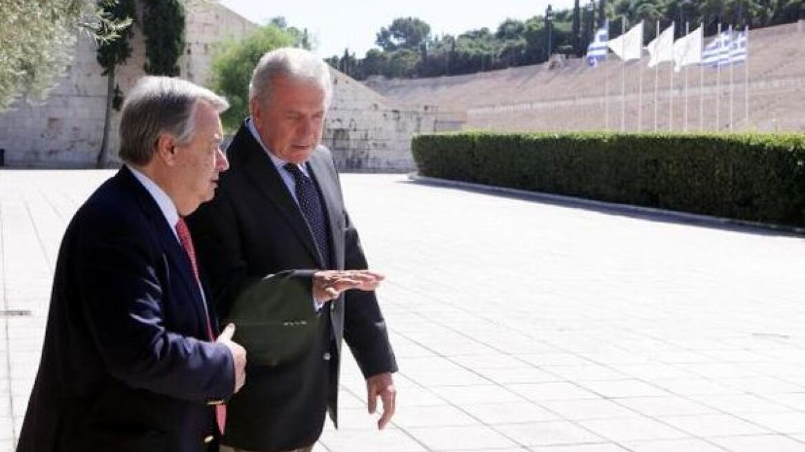 Συνάντηση Αβραμόπουλου - Ύπατου Αρμοστή ΟΗΕ για το προσφυγικό
