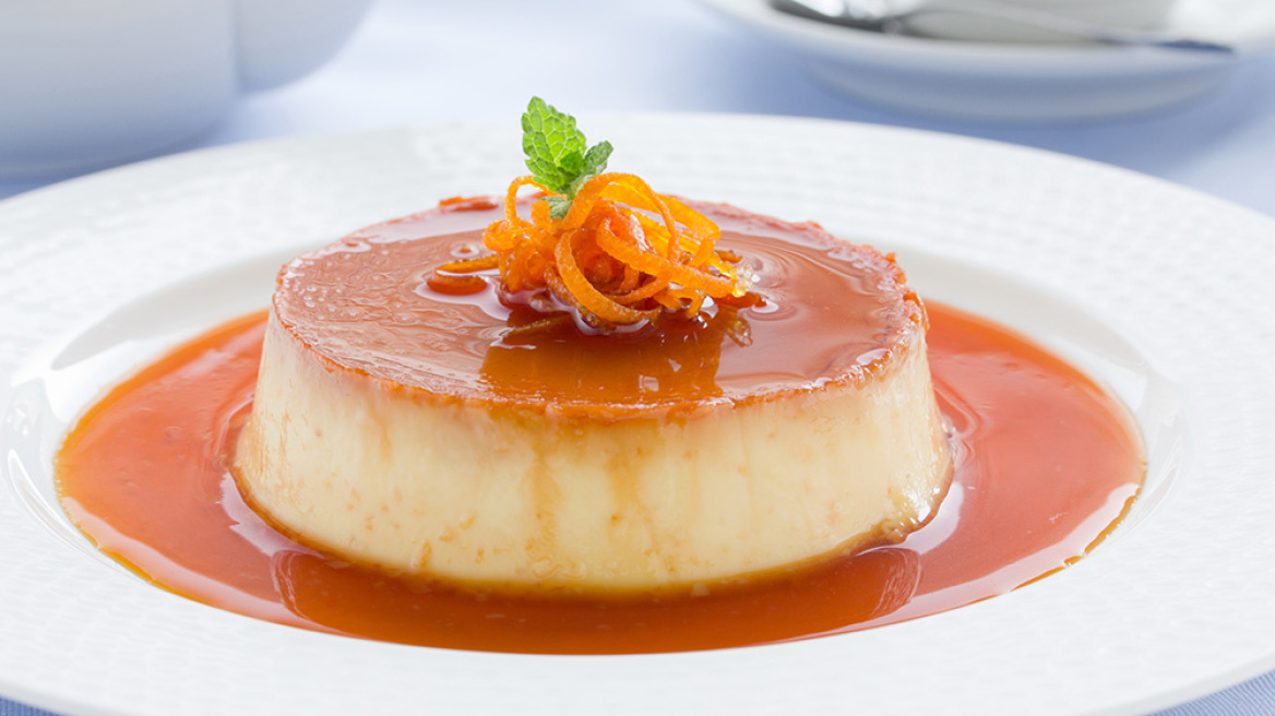 Κρέμα καραμελέ πορτοκάλι