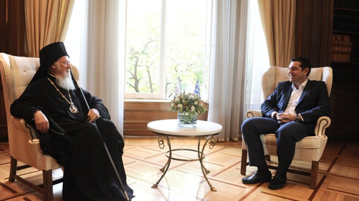 PM Tsipras to Ecumenical Patriarch: Greece should be part of the solution and not just part of the problem