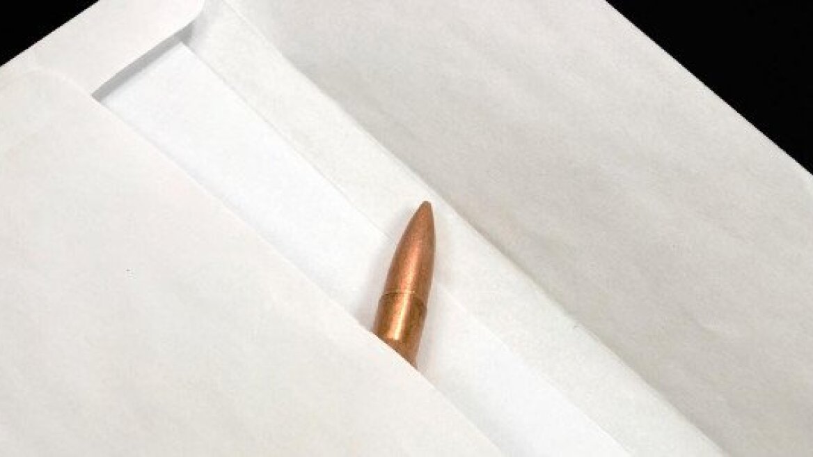 Alt. FinMin gets sent envelope with a bullet and death threat