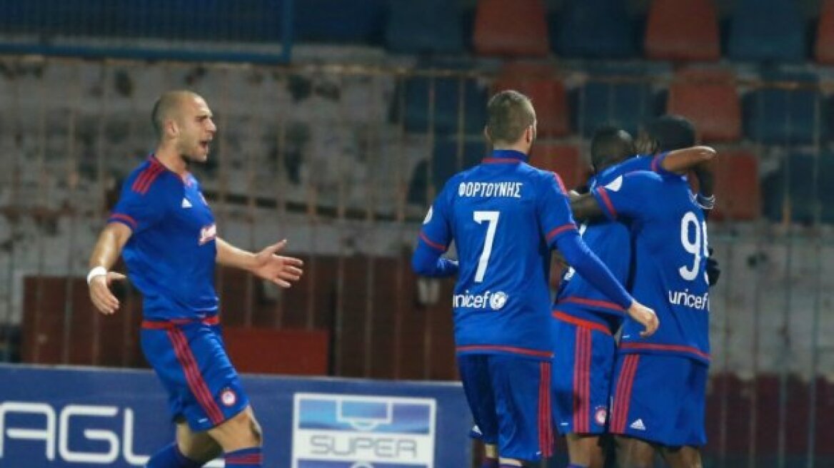 «Τρένο» ο Ολυμπιακός: Πέρασε με 2-0 στη Βέροια για το 9Χ9 στο πρωτάθλημα