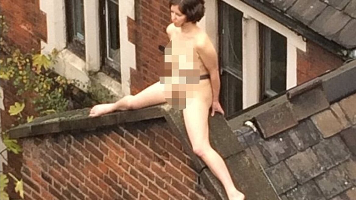 A woman gets naked in the name of art
