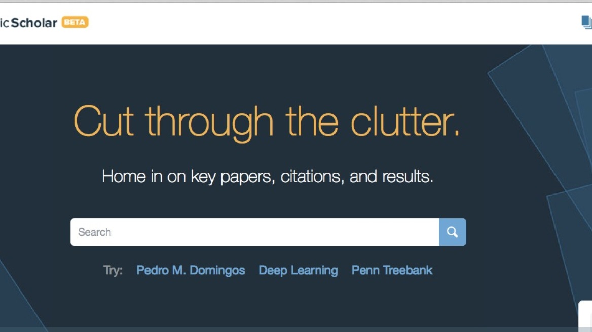 A search engine designed for scientists