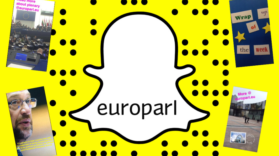 Communicate with European Parliament through Snapchat