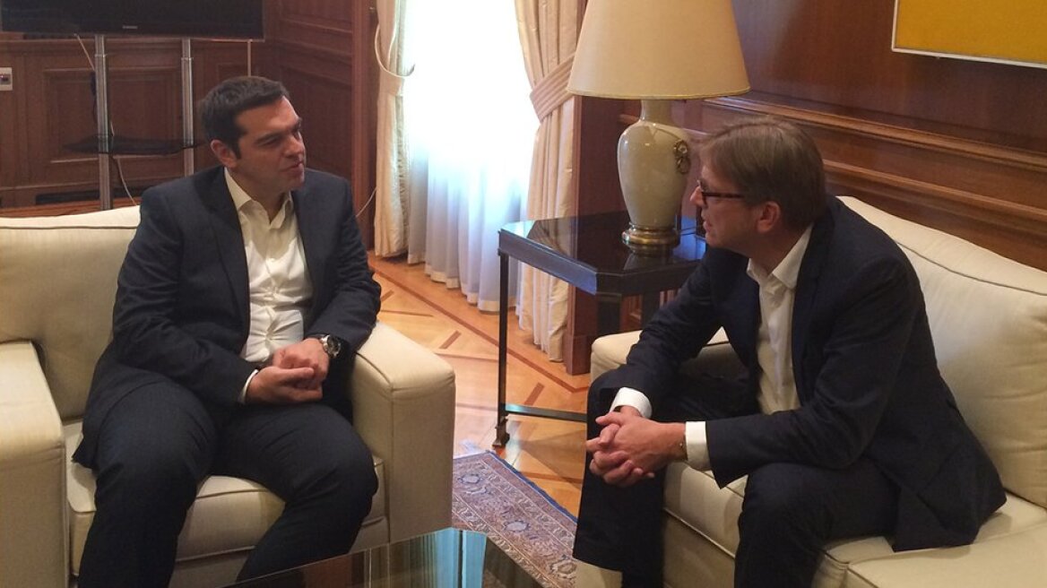 Για προσφυγικό και μεταρρυθμίσεις μίλησαν Τσίπρας - Φερχόφσταντ