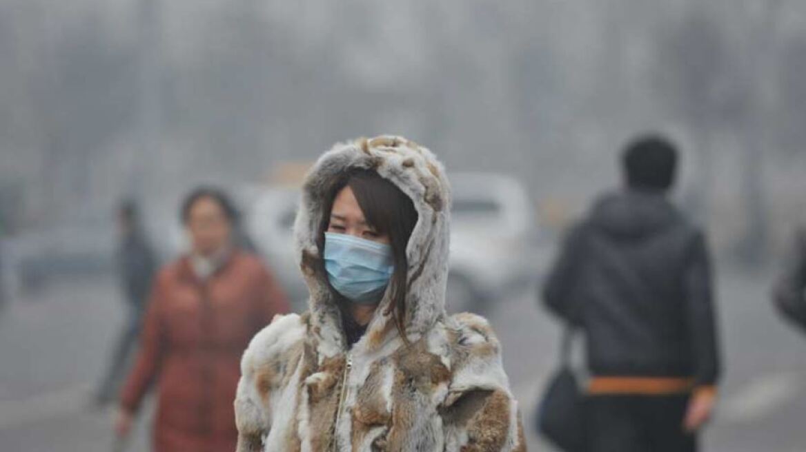 Νέο κύμα αιθαλομίχλης καλύπτει τη βορειοανατολική Κίνα