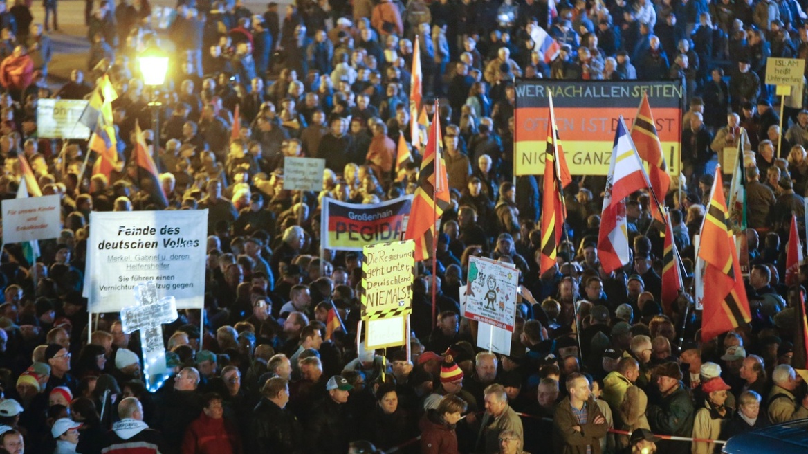 Στους δρόμους της Δρέσδης και πάλι το κίνημα Pegida