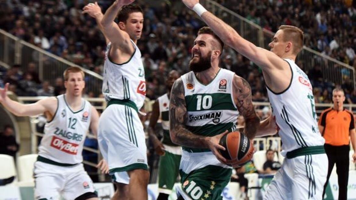 «Διέλυσε» τη Ζαλγκίρις ο Παναθηναϊκός με 91-56