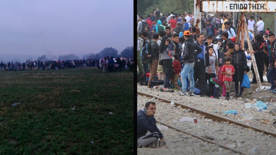 FYROM blocks border with Greece, 5,000 refugees trapped in transit camp (pics)