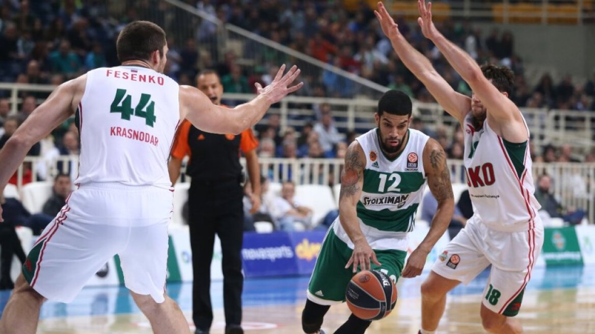 Στα... σκληρά ξανά ο Παναθηναϊκός, 77-71 από την Κουμπάν στο ΟΑΚΑ