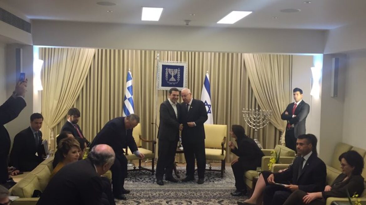 President Rivlin to Tsipras: You are doing what your people needs you to do and not what it would like you to do