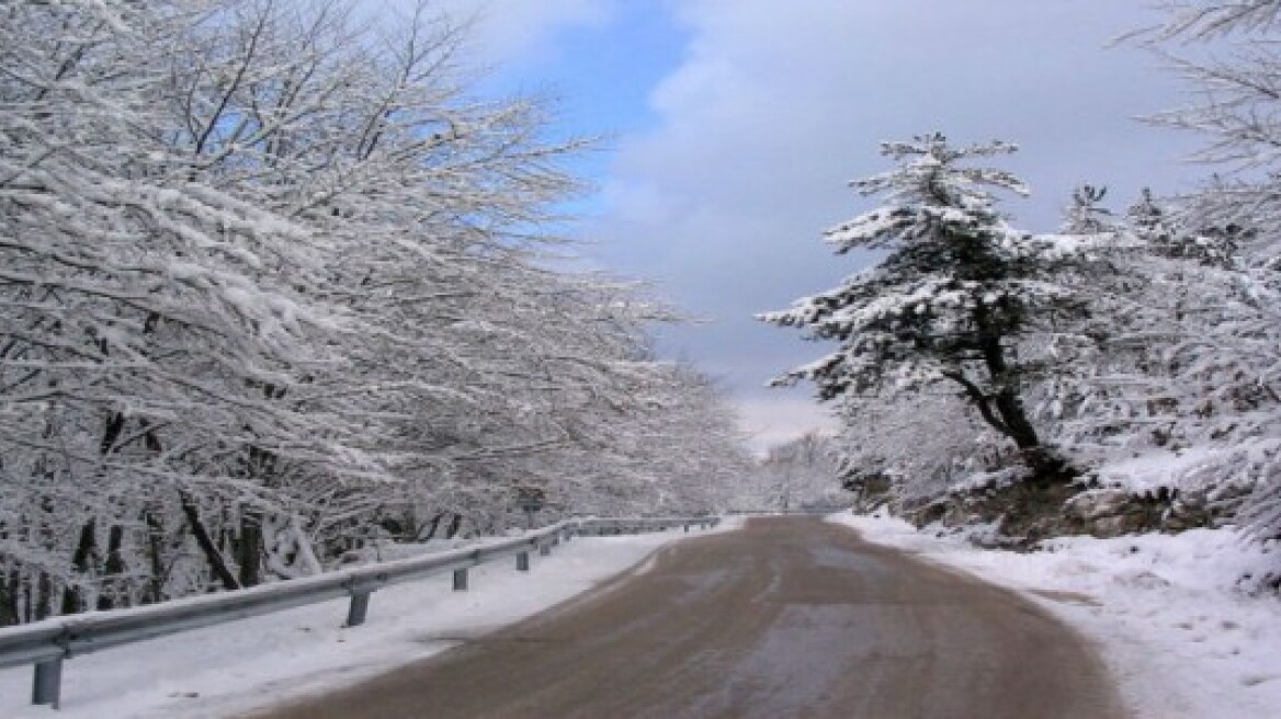 Έπεσαν τα πρώτα χιόνια στην Ήπειρο 