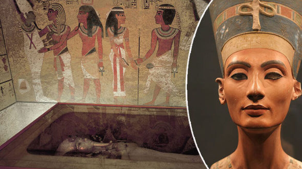 Hidden chamber in King Tut's tomb... Could it be Nefertiti? 