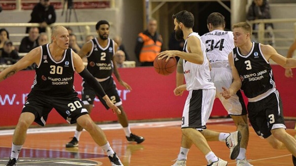 Δυσκολεύτηκε, αλλά τα κατάφερε ο ΠΑΟΚ, 75-73 την Μπεσίκτας στην Τουρκία