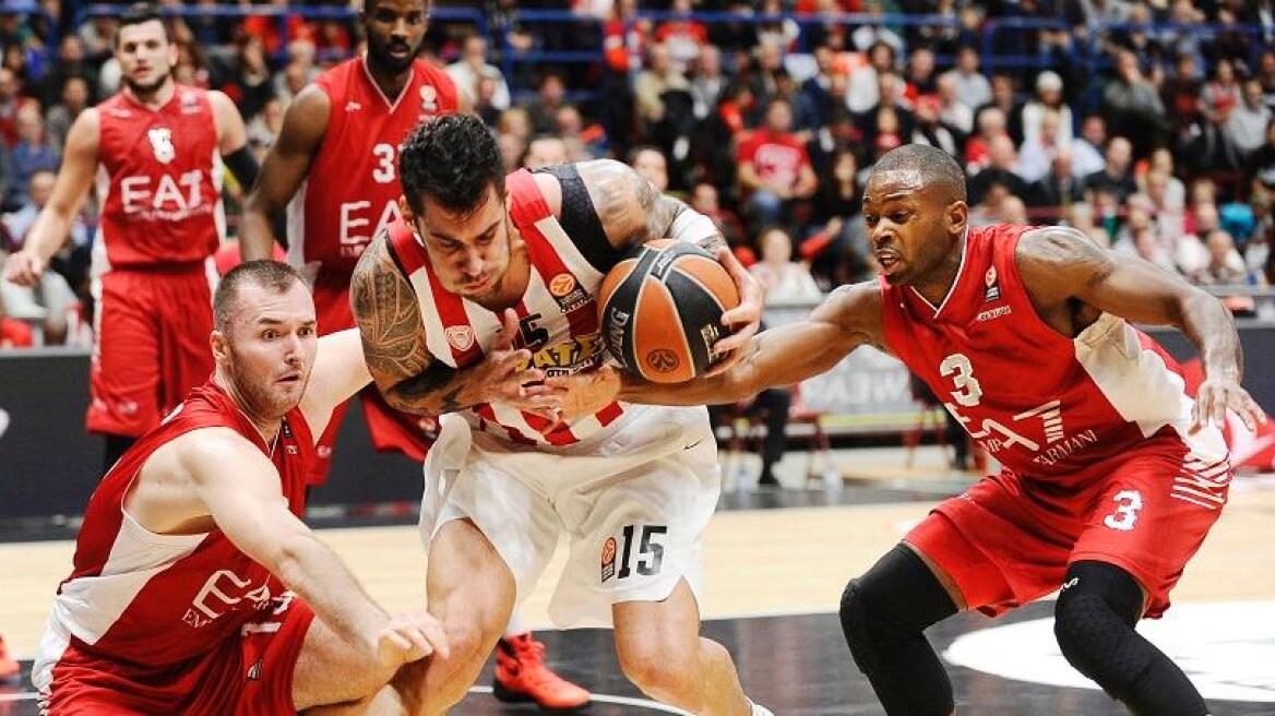 Ολυμπιακός-Αρμάνι Μιλάνο 73-63 (τελικό)