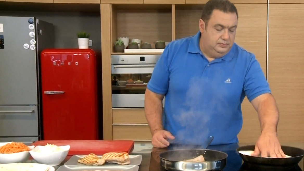 Wraps γαλοπούλας για παιδιά