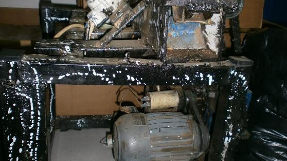 Αυτοσχέδιο εργαστήριο με 66 κιλά καπνού στην Πιερία