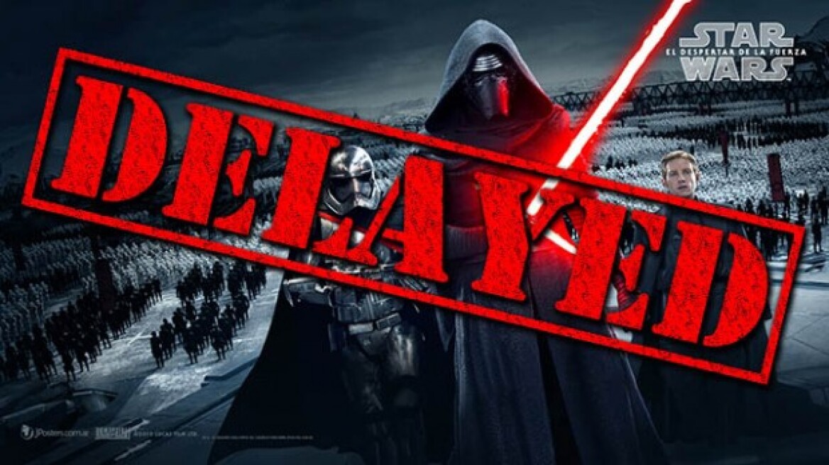 Why is Greece the only country where the Star Wars launch is being delayed?