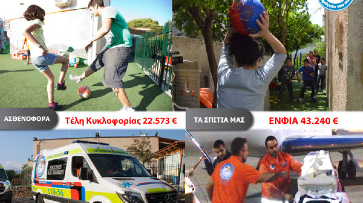 Κάποιος να τους σταματήσει: Ζητούν από το «Χαμόγελο του Παιδιού» 65.777 ευρώ για τέλη κυκλοφορίας και ΕΝΦΙΑ!