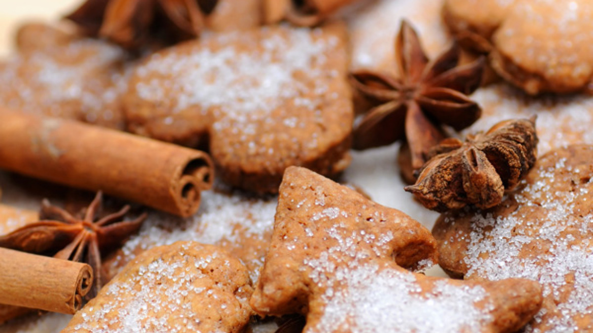 Χριστουγεννιάτικα μπισκοτάκια μπαχαρικών