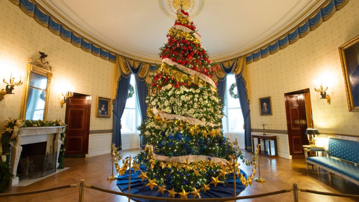 White House Christmas tree gets the Greek touch (pics) 