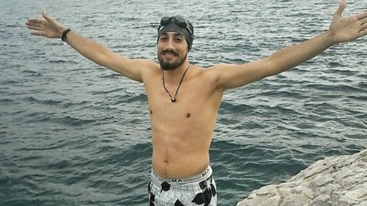 Ameer swam the 8km journey to Greece, and walked a month to Sweden