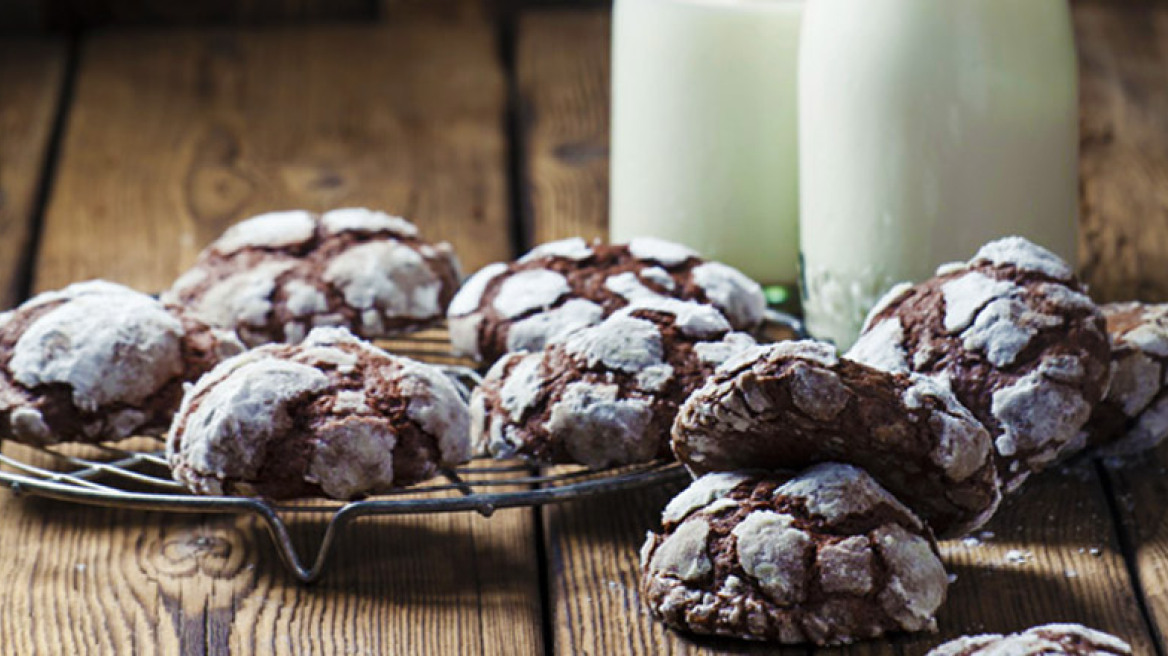 Cookies σοκολάτας κρακελέ