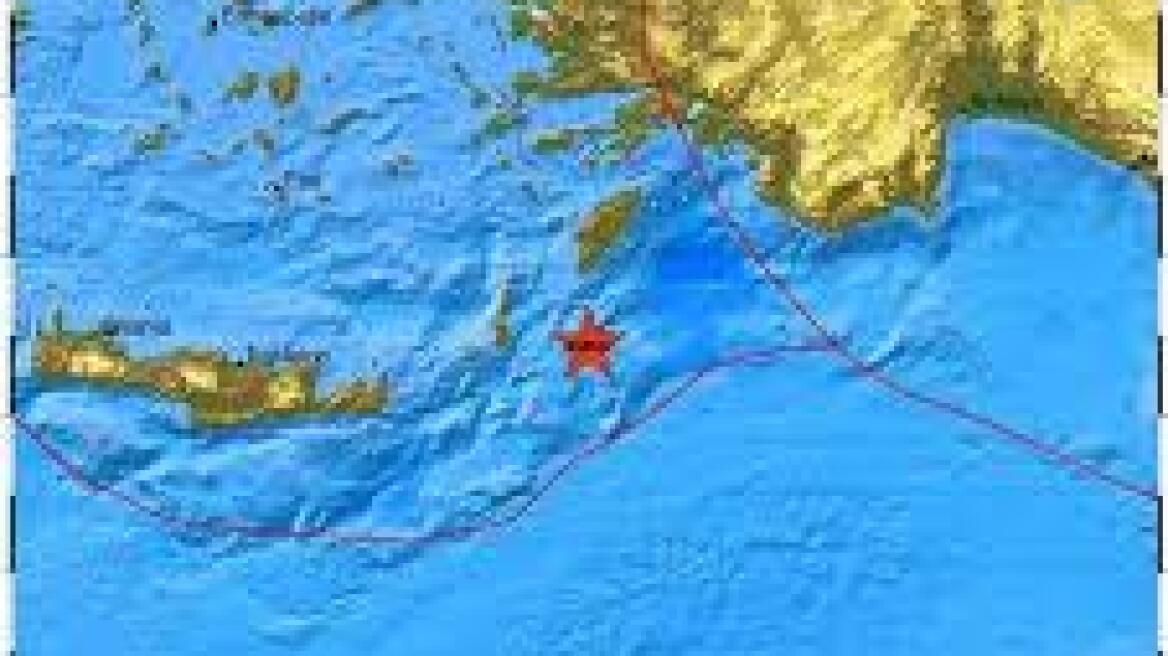 Magnitude 5.3 earthquake at Karpathos