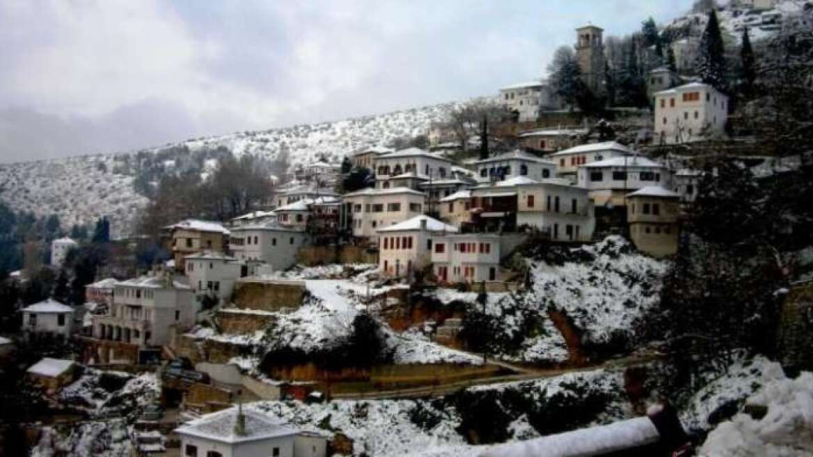 Χιονίζει στο Πήλιο - Στα 20 εκατοστά το χιόνι στα Χανιά 