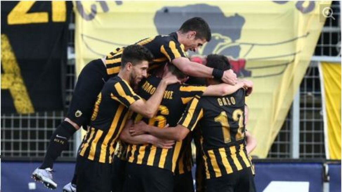 Έσπασε το... ρόδι η ΑΕΚ για το 2016 με 0-3 επί του Πλατανιά 