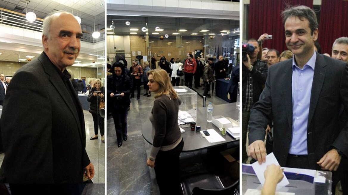 New Democracy leadership elections: 350,000 voters are expected to cast their vote until 7 pm