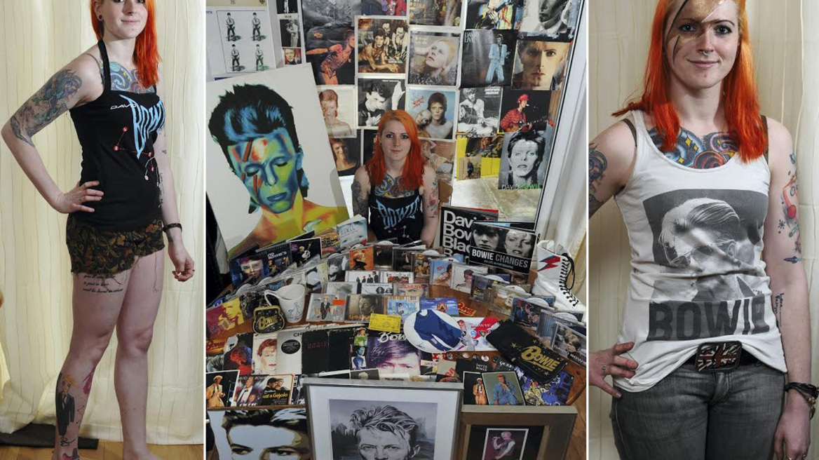 Η «σούπερ-φαν» του David Bowie που έχει φτιάξει γι' αυτόν «βωμό» αξίας 27.000 ευρώ