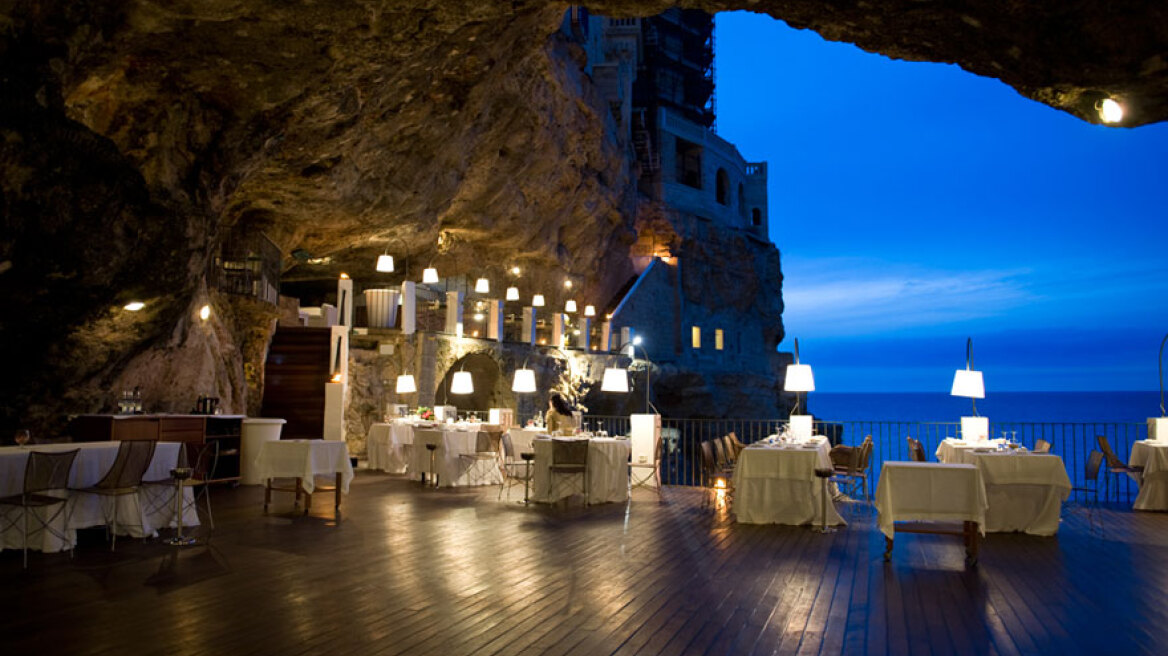 An Italian restaurant built into a cave (pics)