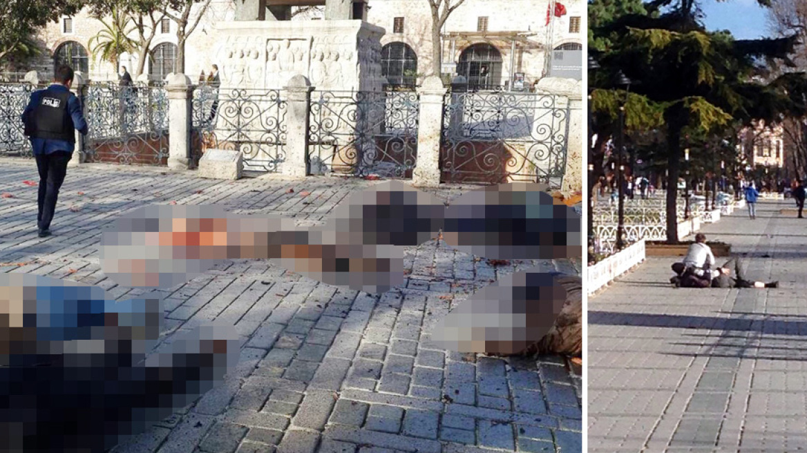 Deadly blast in Istanbul caused by Isis suicide bomber (warning: graphic content)