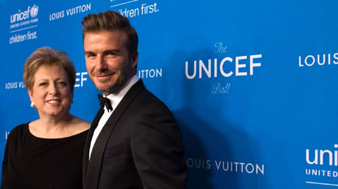 Ο Μπέκαμ τιμήθηκε στη Unicef Ball για το κοινωνικό του έργο