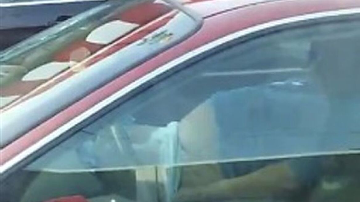 Staggering footage: Man in park cannot hold it in